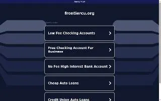Frontier Community Credit Union of Atchison website