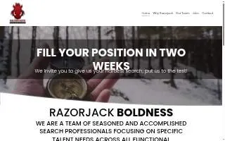 Razorjack Recruiting website