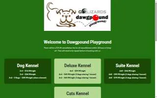 Dawg Pound Playground website