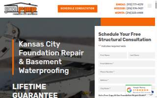 KC Pier Basement Waterproofing and Foundation Repair of Bonner Springs