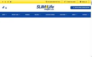Slim4Life Weight Loss Center - Raymore website