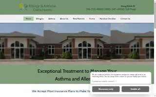 Allergy & Asthma Consultants website