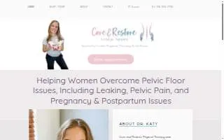 Core and Restore Physical Therapy website