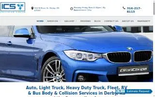 ICS Collision Center, LLC website