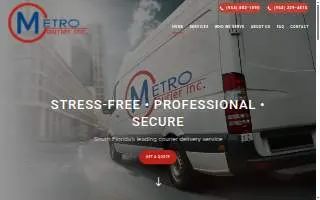 Metro Courier, Inc. of Derby website