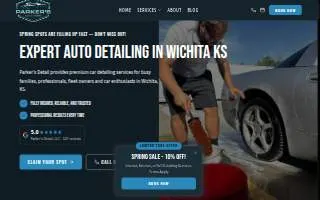Parker’s Detail, LLC of Derby website