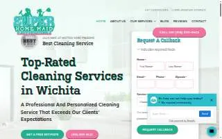 Super Home Maid Cleaning Services, LLC. website