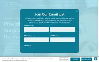 Wichita Dermatology & Aesthetics, LLC website