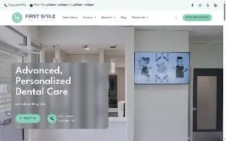 First Dental website