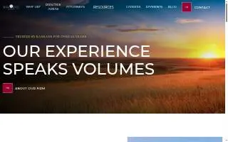 Adams Jones Law Firm, P.A. website