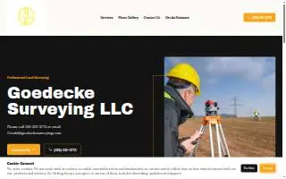 Goedecke Surveying, LLC website