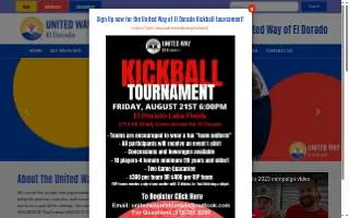 United Way of El Dorado website