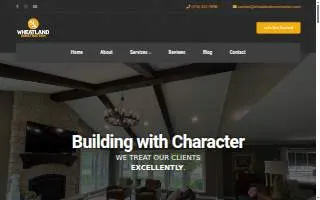 Wheatland Construction of El Dorado website