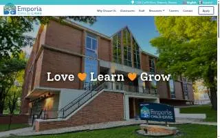 Emporia Child Care website