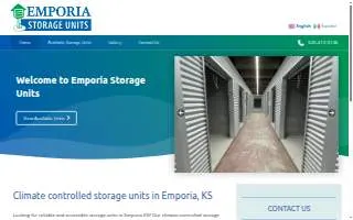 Emporia Storage Units website