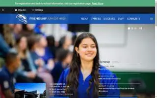 Friendship Center Meals website