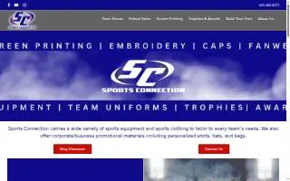 Sports Connection website