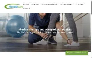 Accelacare Physical Therapy website
