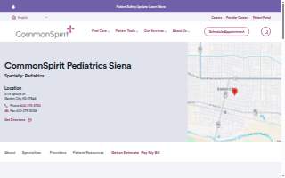 CommonSpirit Pediatrics Siena