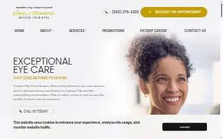 Garden City Vision Source website