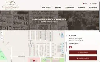 Cosentino’s Price Chopper website