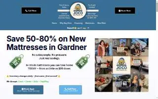 JOCO Mattress Co. website