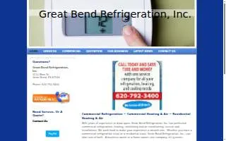 Great Bend Refrigeration Inc website