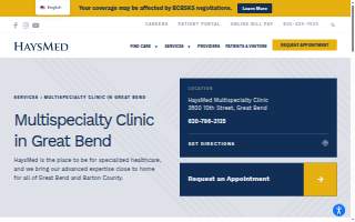 HaysMed Specialty Clinic in Great Bend