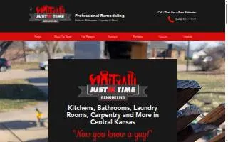 Just In Time Remodeling of Great Bend website