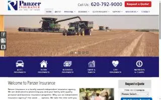 Panzer Insurance website