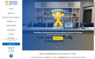 Herrman Physical Therapy & Wellness website