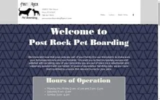 Post Rock Pet Boarding website