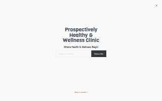 Prospectively Healthy & Wellness Clinic