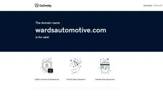 Ward's Automotive Repair LLC website