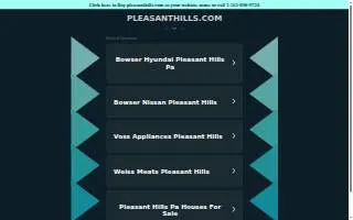 Pleasant Hills website