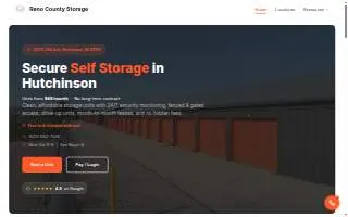 Reno County Storage website