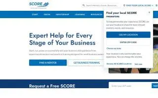SCORE Mentors of Hutchinson website