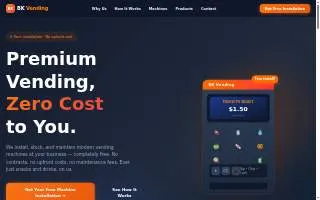 B & K Vending & Amusement website
