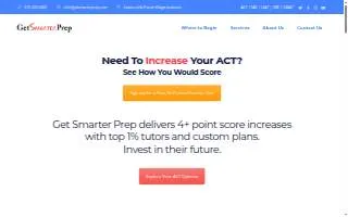 Get Smarter Prep of Leawood website