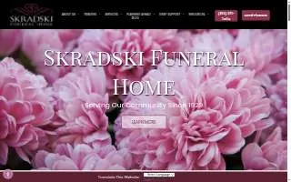 Skradski Funeral Home website