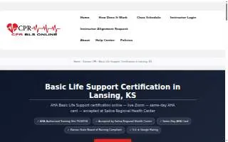 CPR Leavenworth website