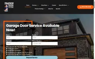 Tracker Door Systems of Lansing website