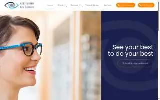 Atteberry Eye Centers in Lawrence website