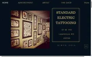 Standard Electric Tattooing website