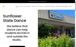 Sunflower State Dance website