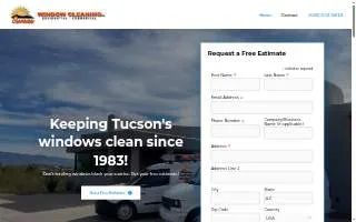 Sunrise Window Cleaning website