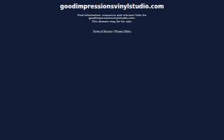 Good Impressions Vinyl Studio