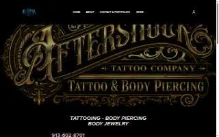 Aftershock Tattoo Company of Leawood website