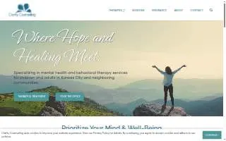 Clarity Counseling website
