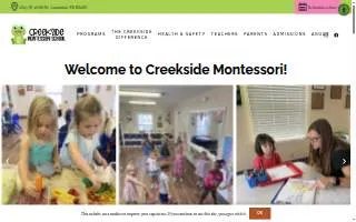 Creekside Montessori School website